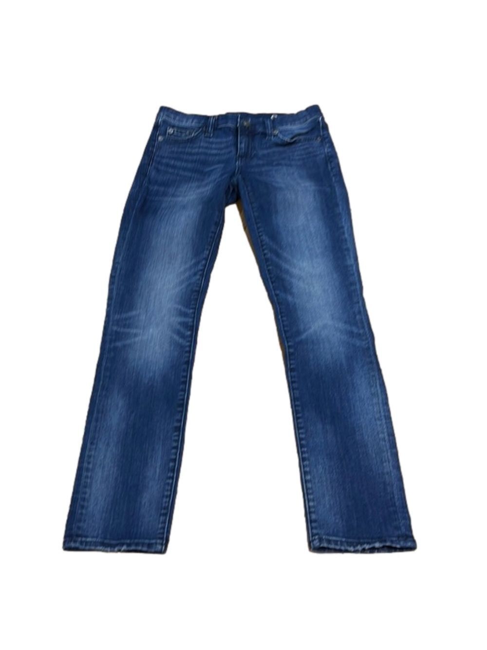 Gap 1969 Blue Denim Girlfriend Jeans Women's Size 24 Regular